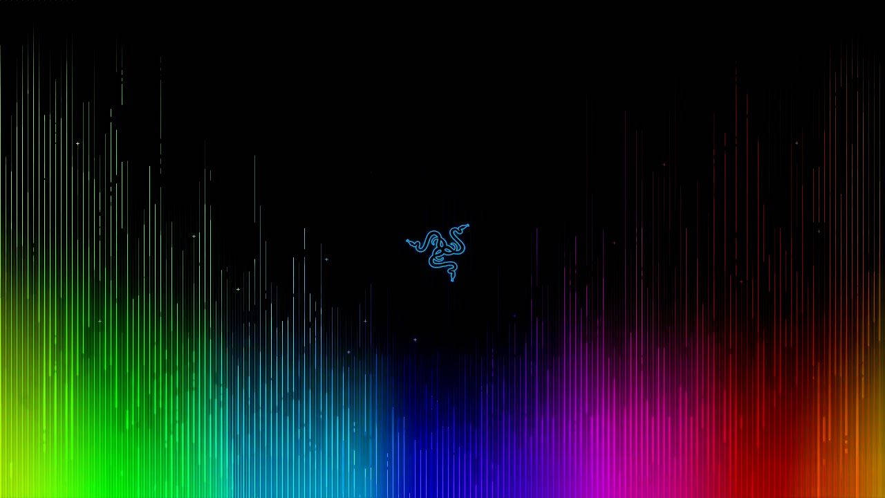 蓝色雷蛇标志RGB 4K 壁纸