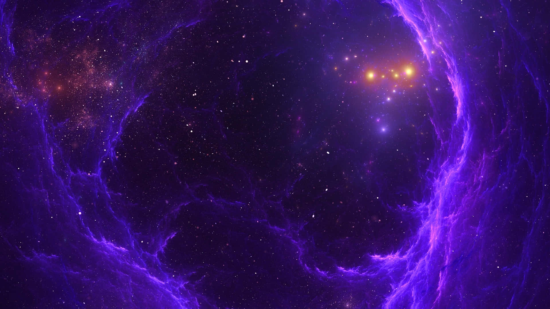 虚空紫色宇宙 壁纸