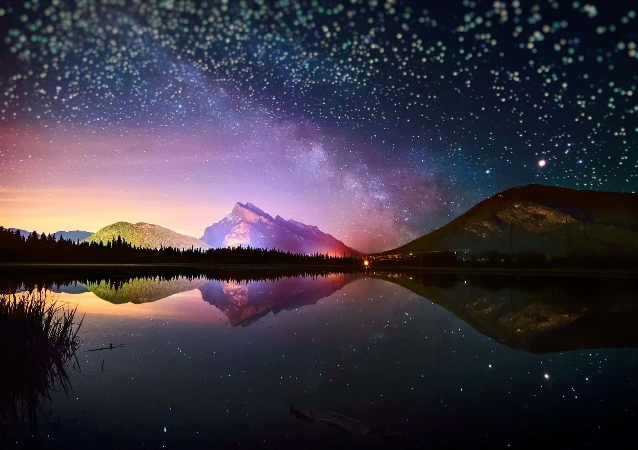 观星者的夜空 壁纸