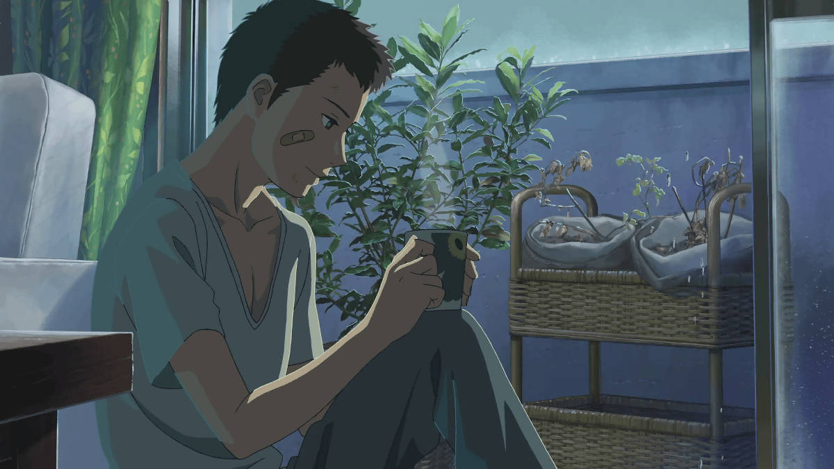 角落里的忧郁动漫男孩美学 壁纸