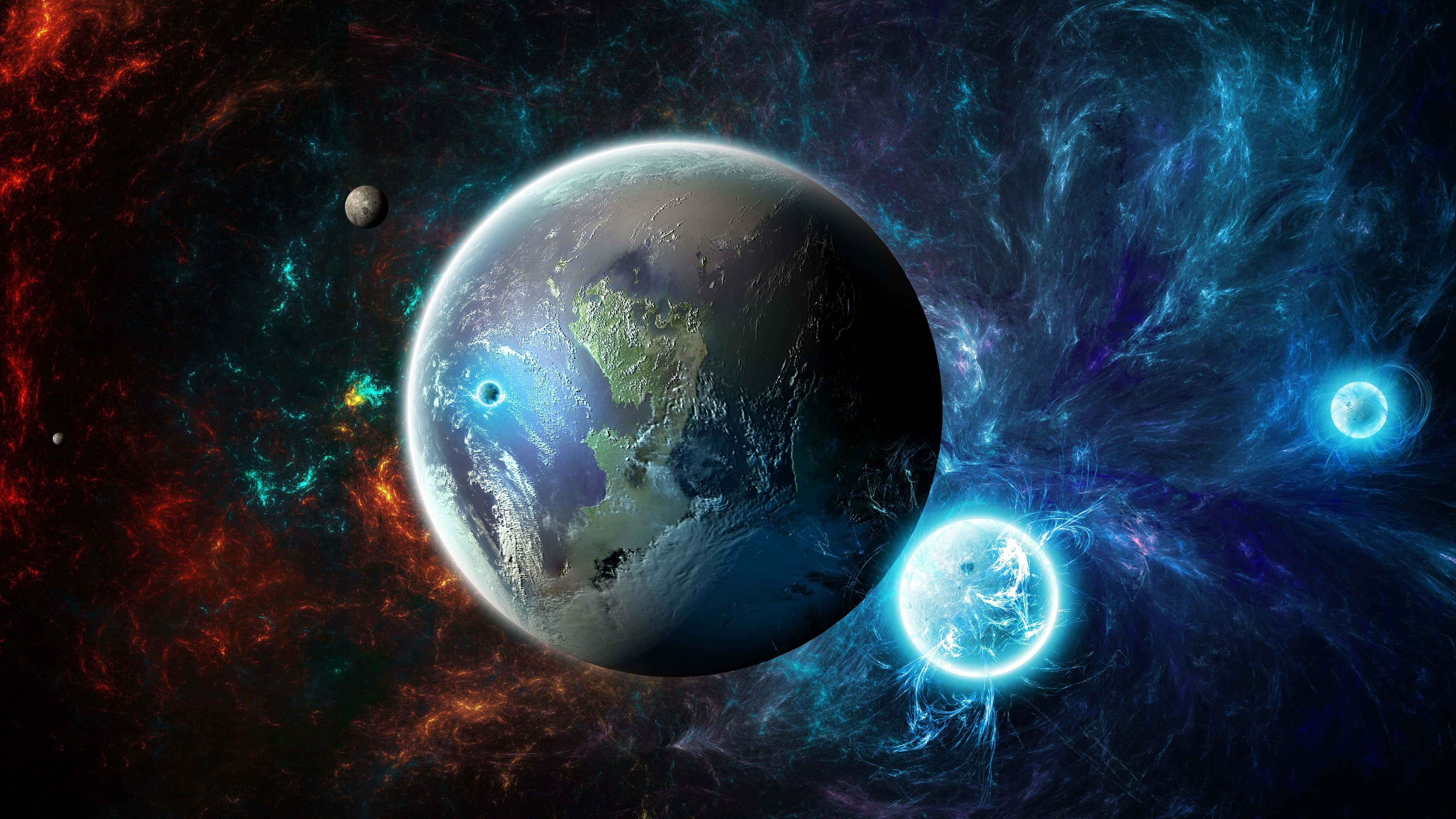 让你的目光在浩瀚太空中游走 壁纸