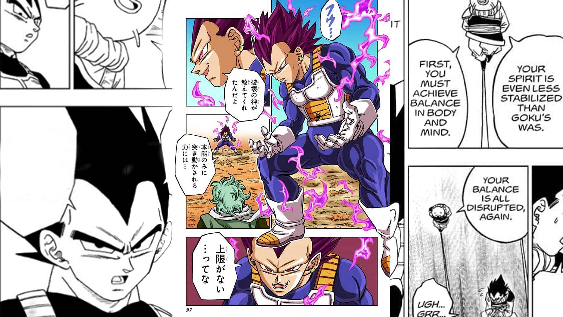 贝吉塔漫画分镜 壁纸