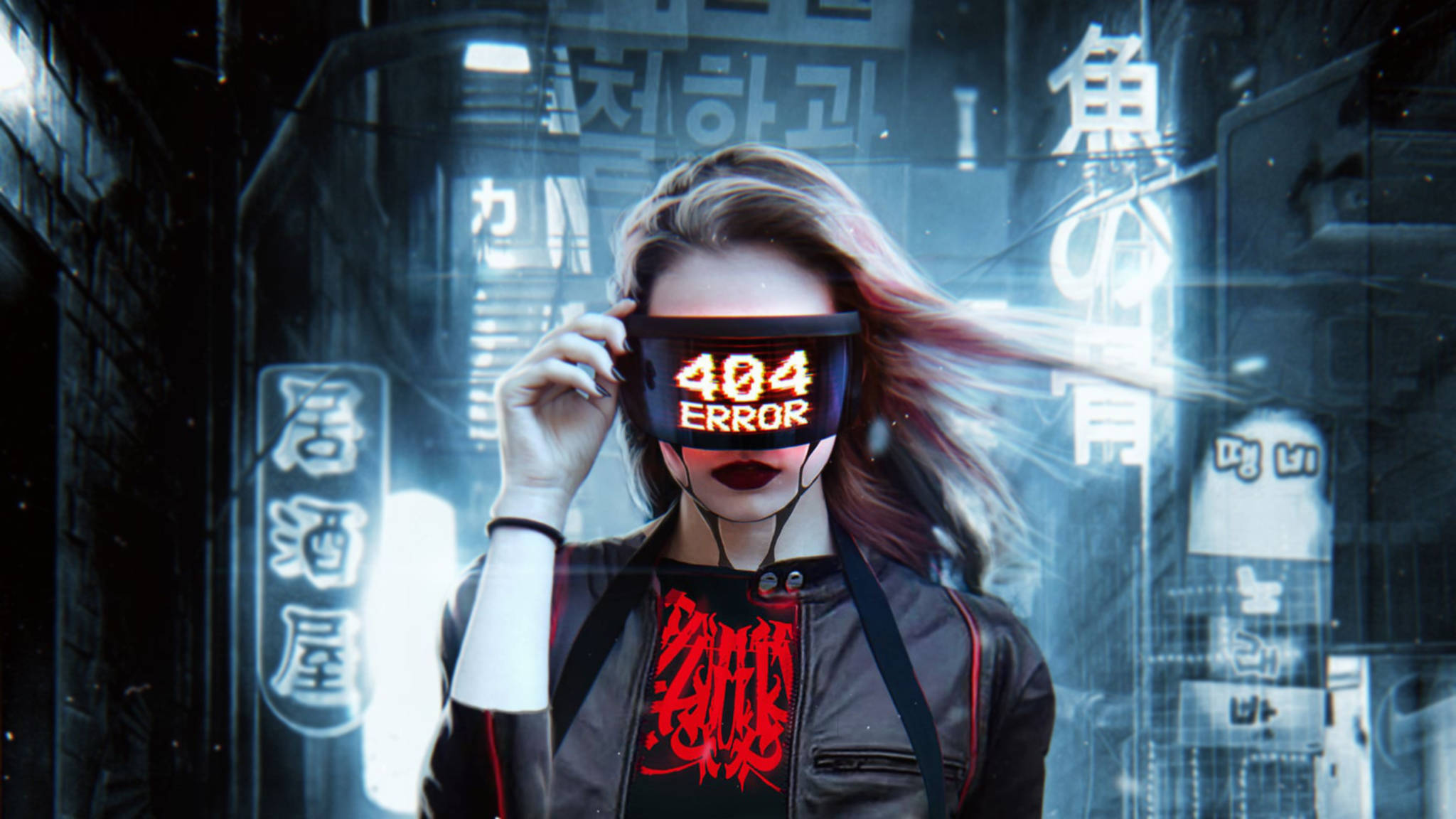 赛博朋克美学桌面壁纸 壁纸