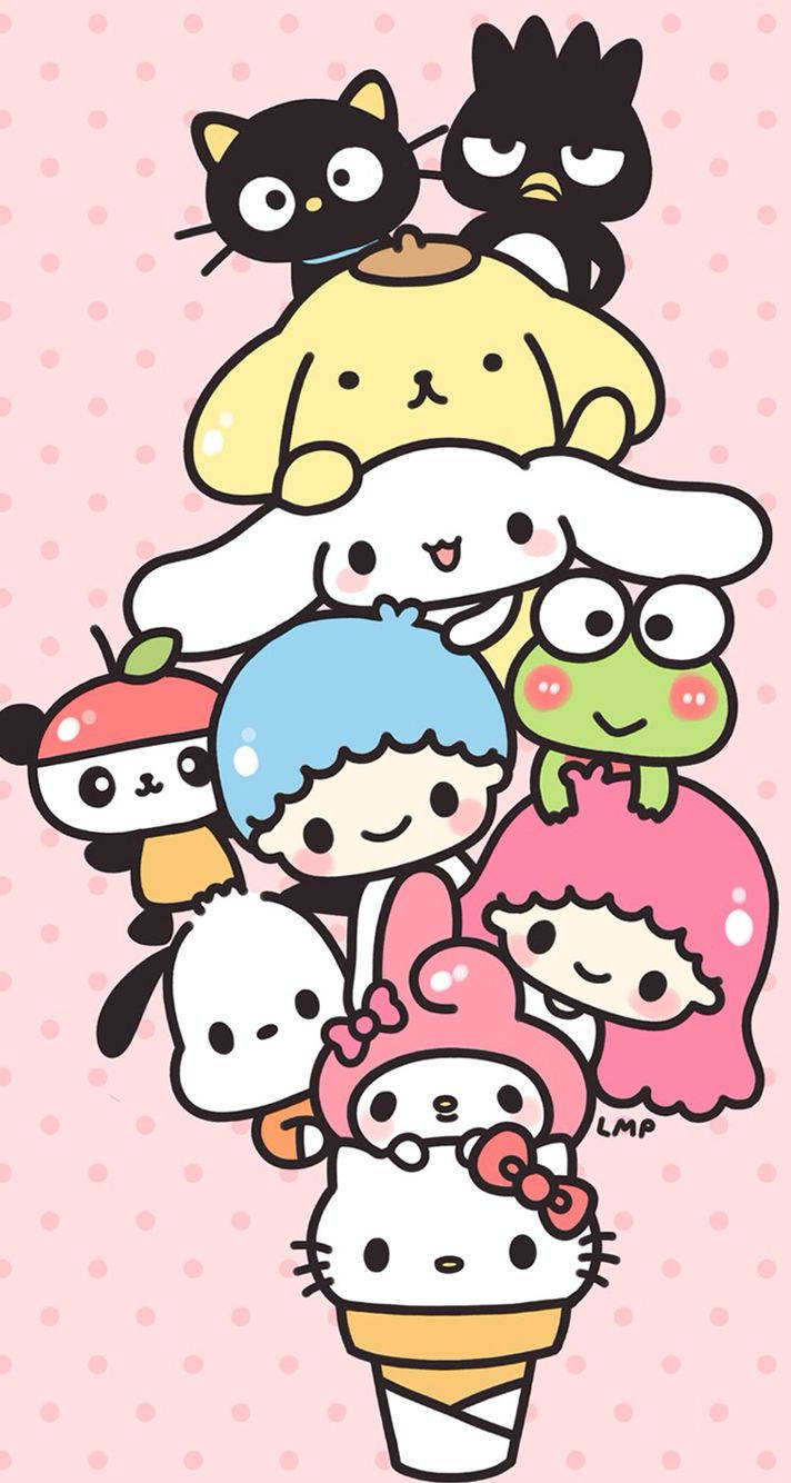 Hello Kitty与朋友们可爱三丽鸥壁纸