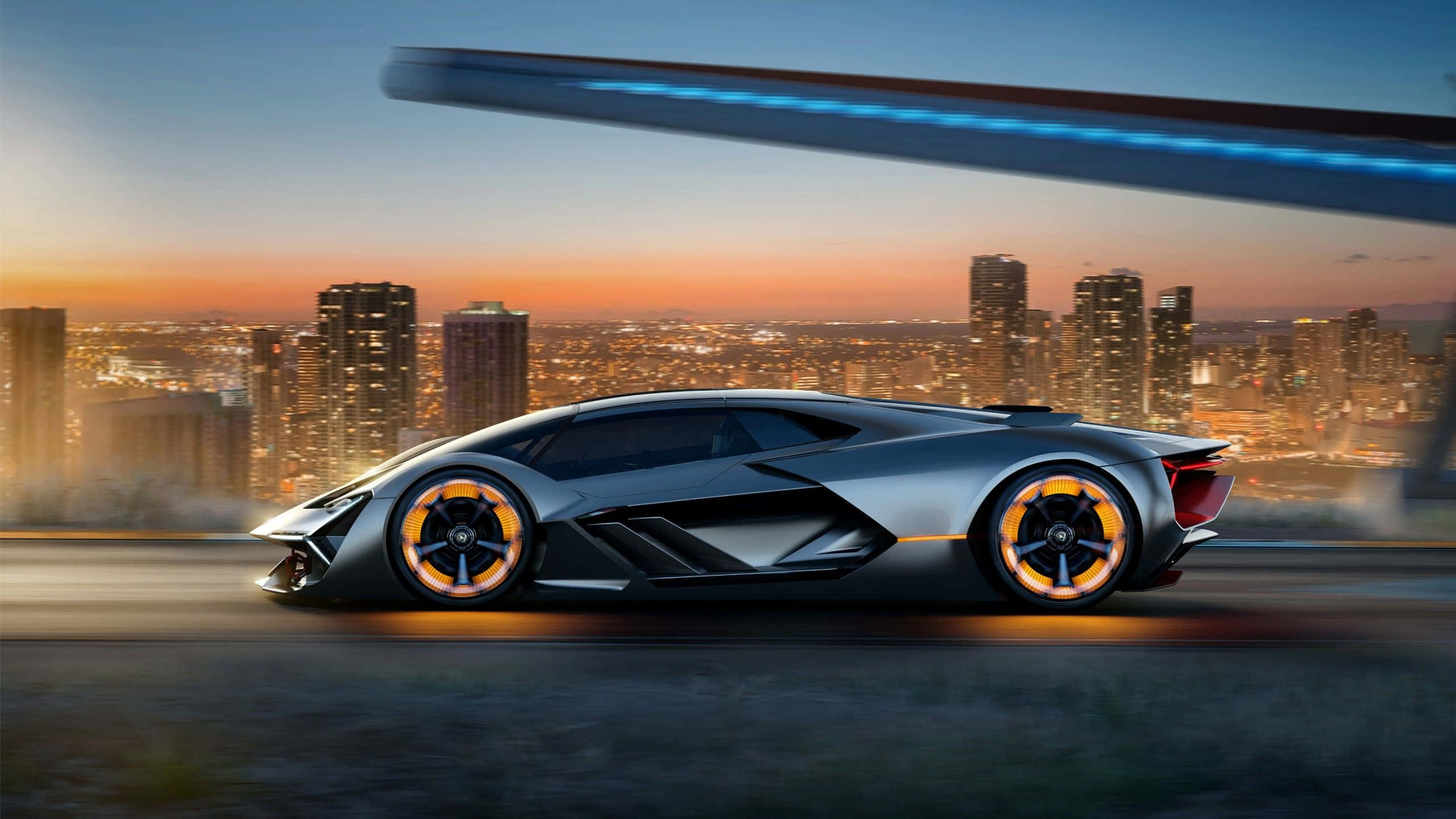 超级跑车兰博基尼Terzo Millennio 壁纸