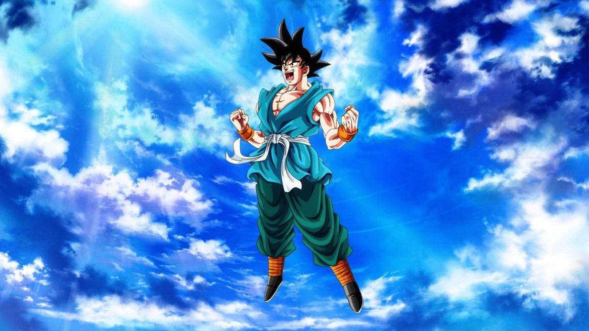 悟空变身超越神之赛亚人形态的壁纸