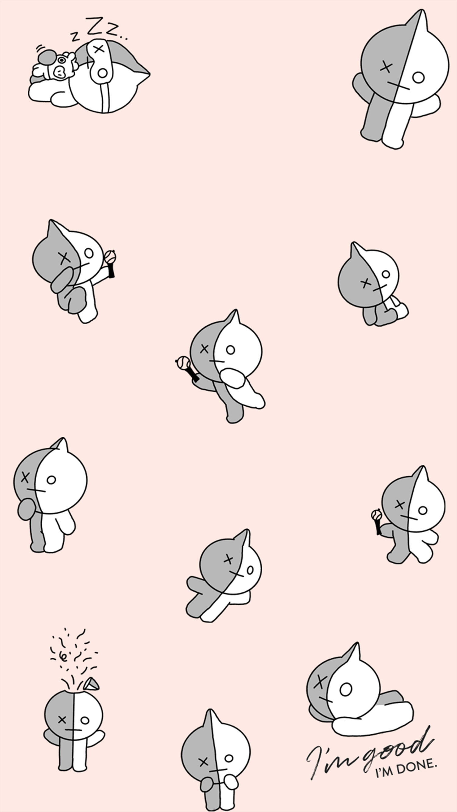 迷人的BT21梵 壁纸