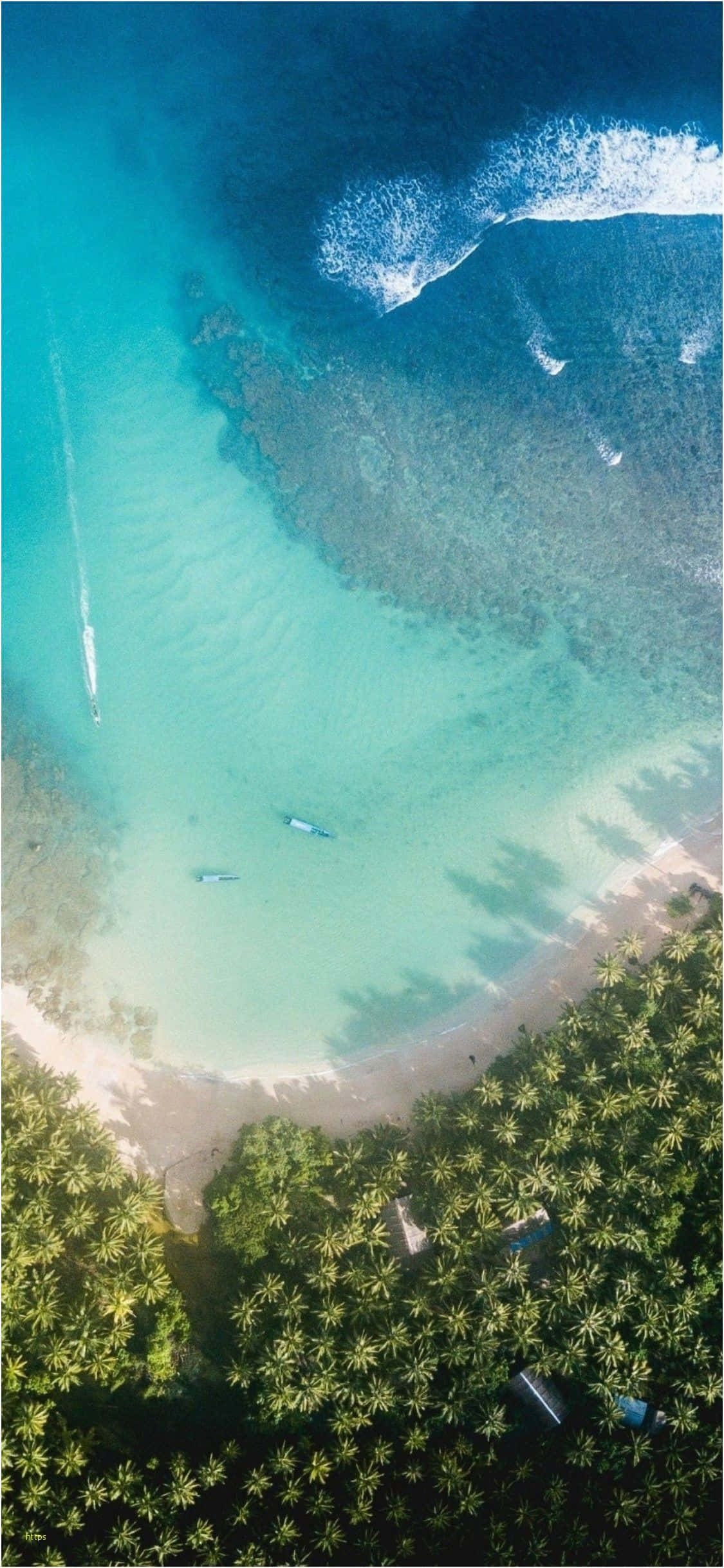 迷人的希腊伊奥斯海滩美景 壁纸