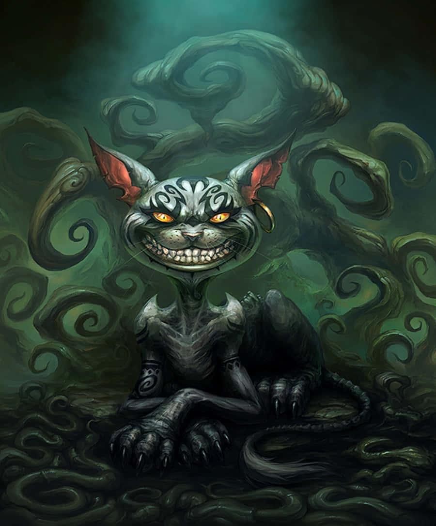迷人笑容 - 柴郡猫 壁纸