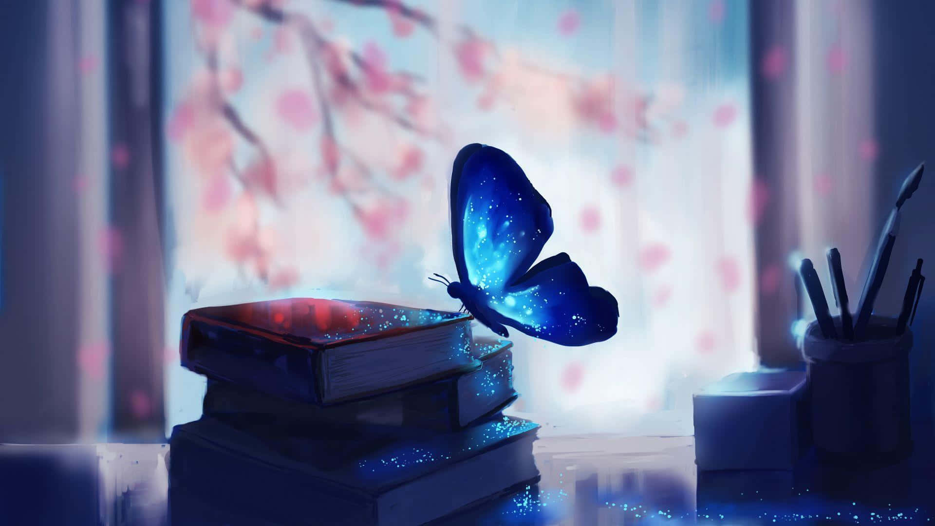 迷人美学蝴蝶背景 壁纸