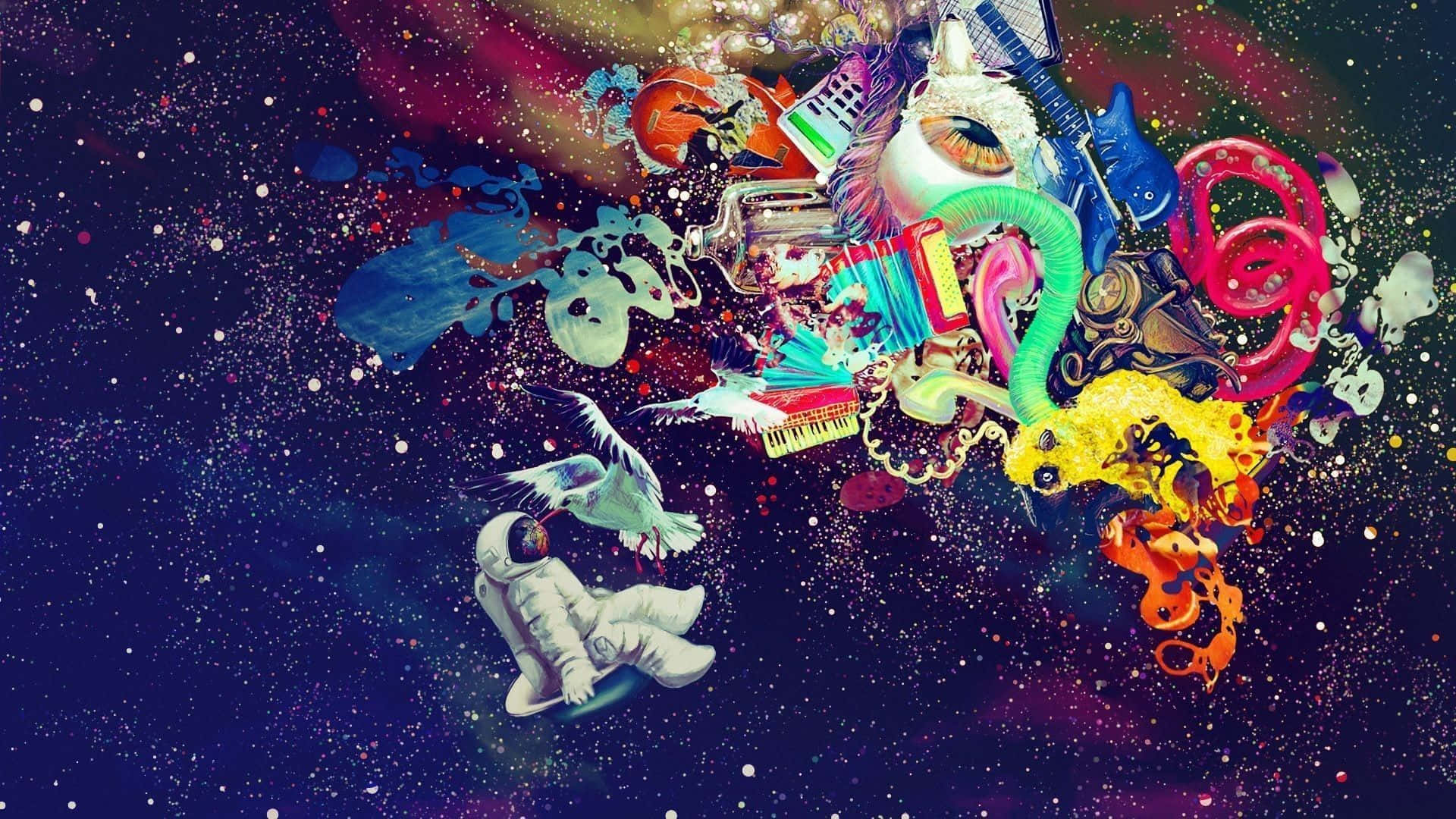 迷幻太空物体 壁纸