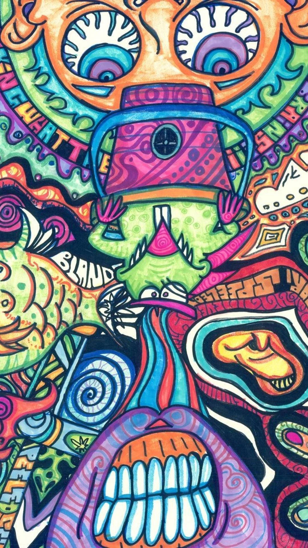 迷幻手机抽象 壁纸