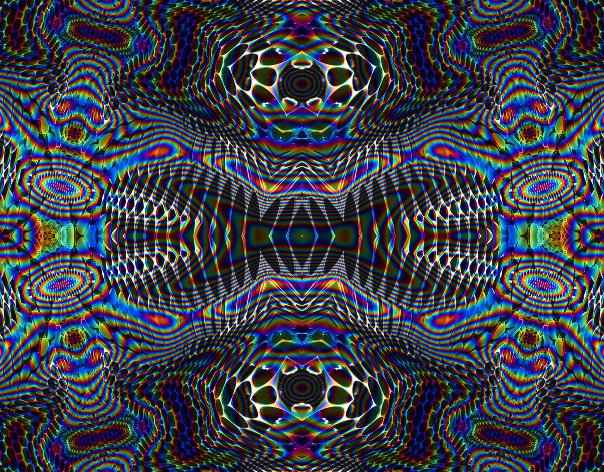 迷幻暗色美学光谱 壁纸