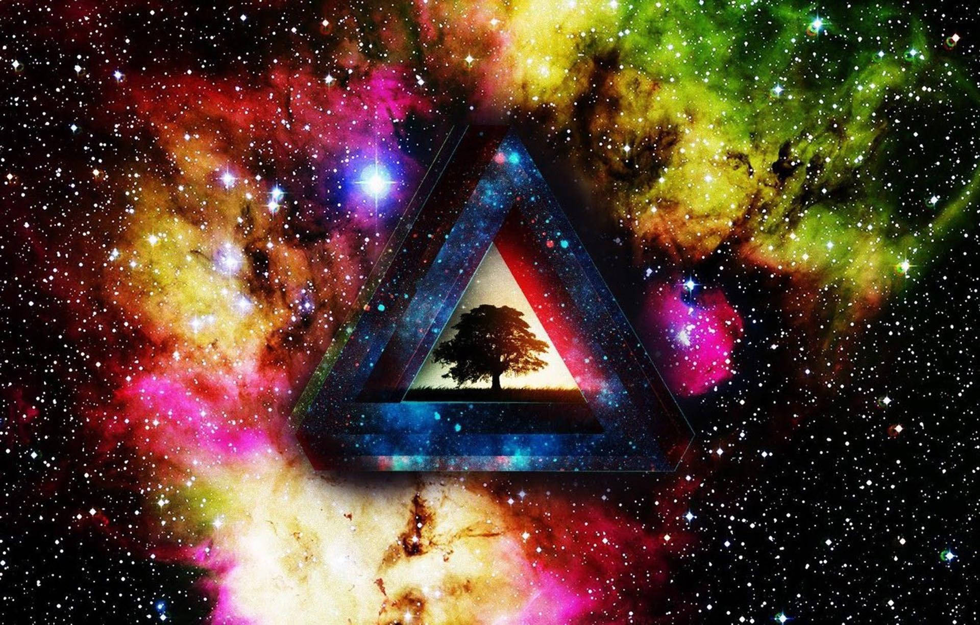 迷幻暗黑美学星系 壁纸