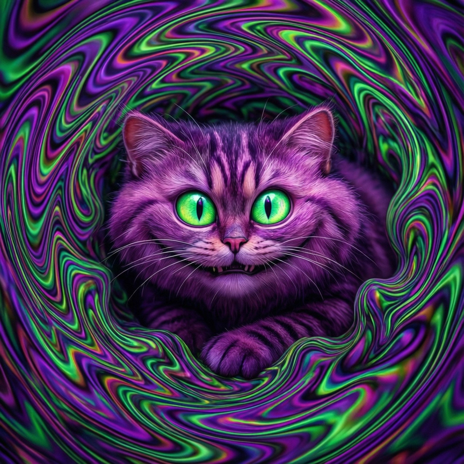迷幻猫 壁纸