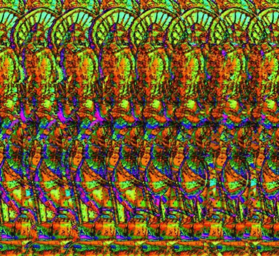 迷幻绘画魔法眼3D立体画 壁纸