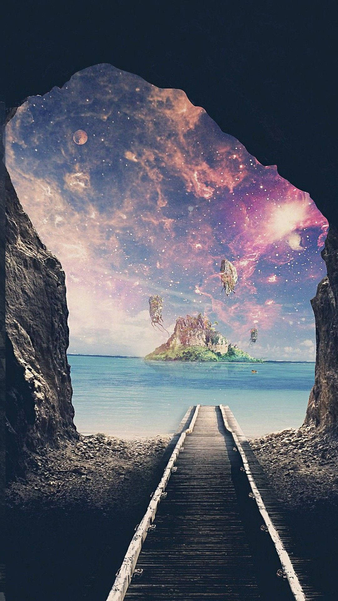 通往外部世界的隧道 壁纸