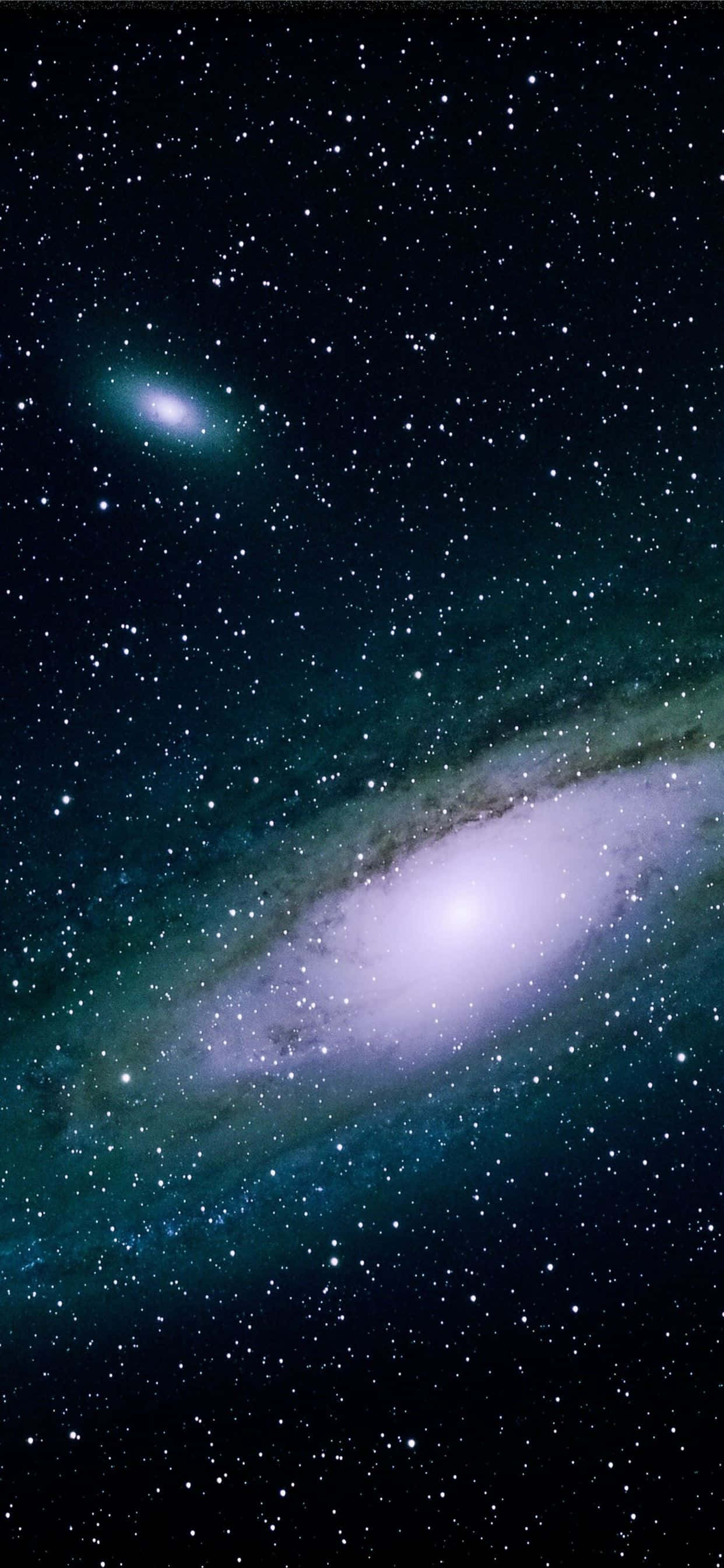邻近星系太空背景 壁纸