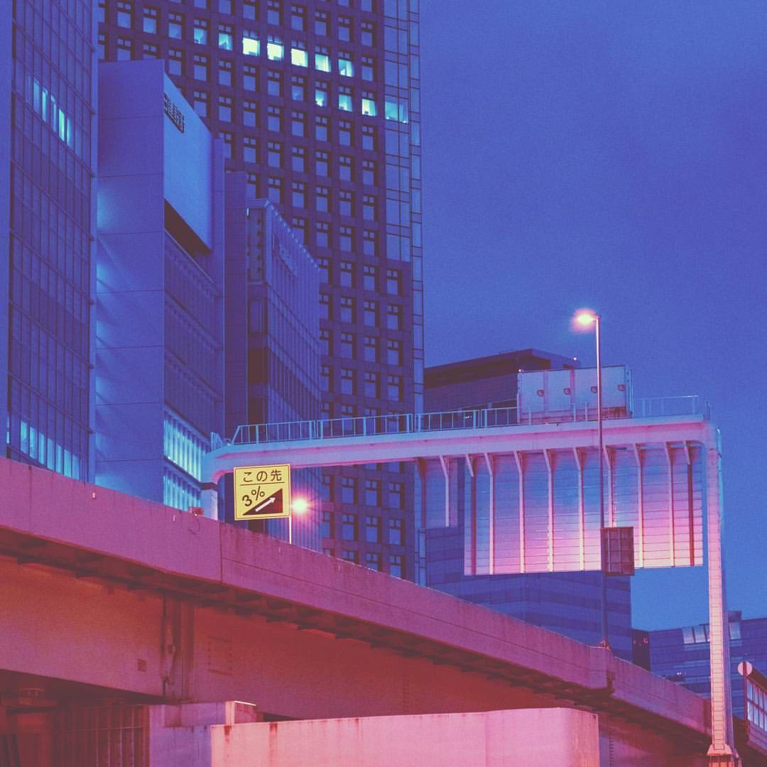 都市夜景复古动漫美学 壁纸