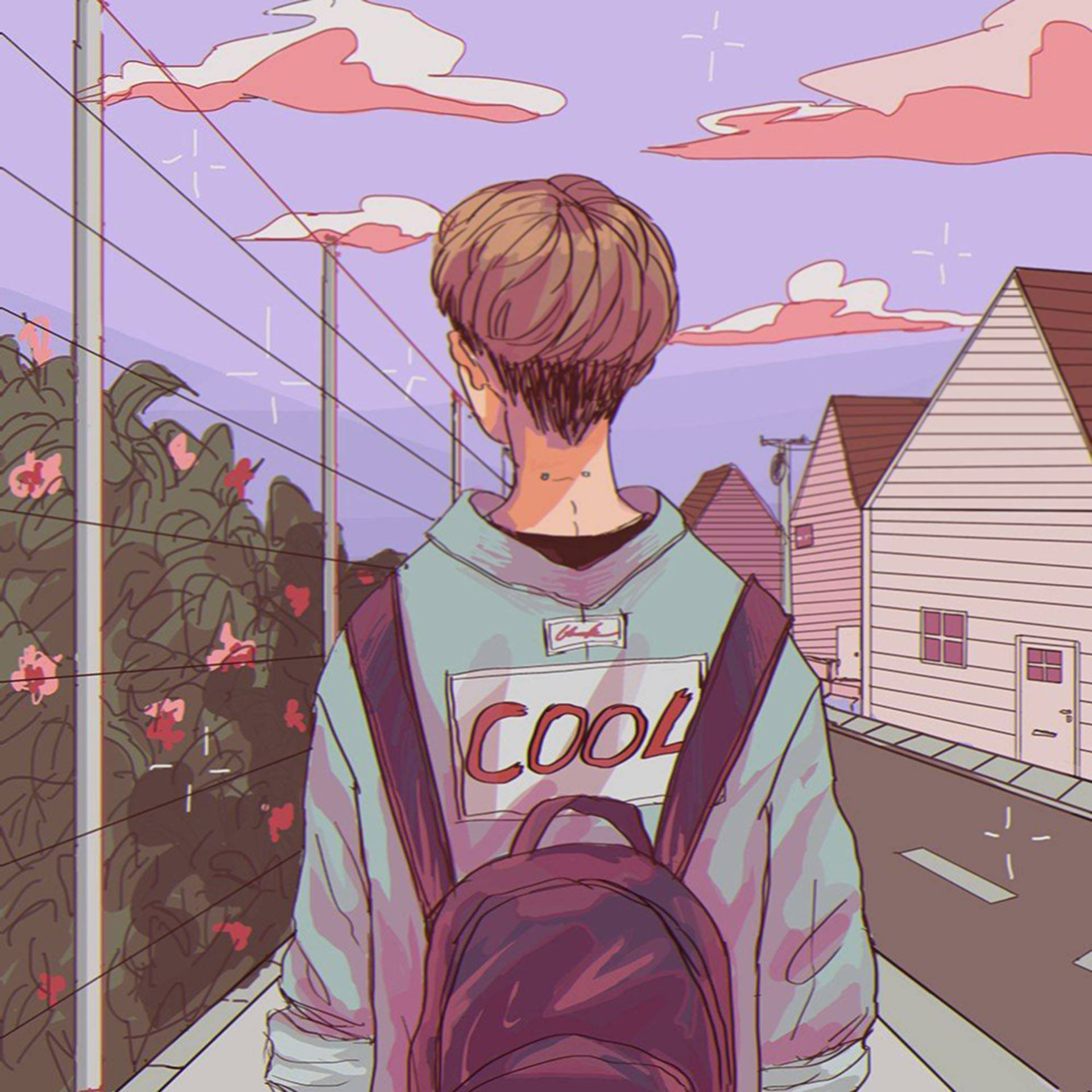 酷感美型少年 壁纸