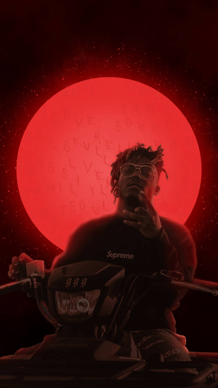酷炫 Juice WRLD 驾驶ATV月下行 壁纸
