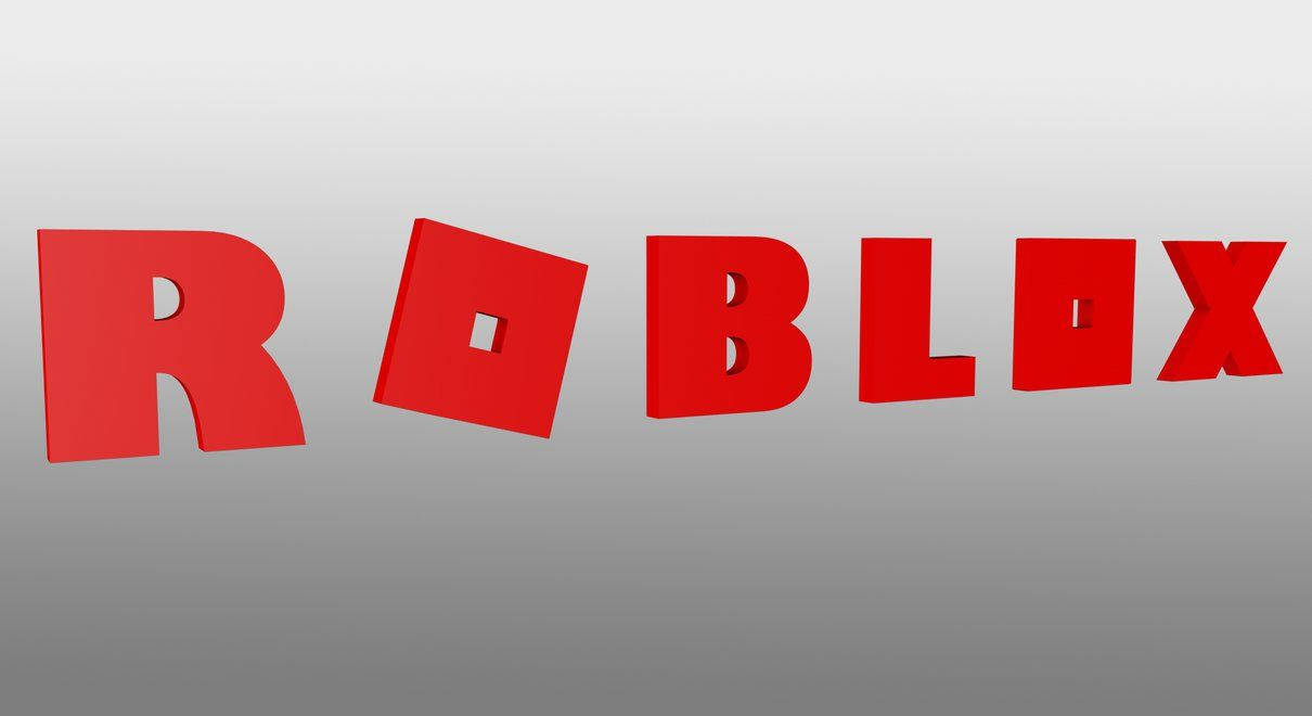 Roblox游戏标志创意优雅3D壁纸