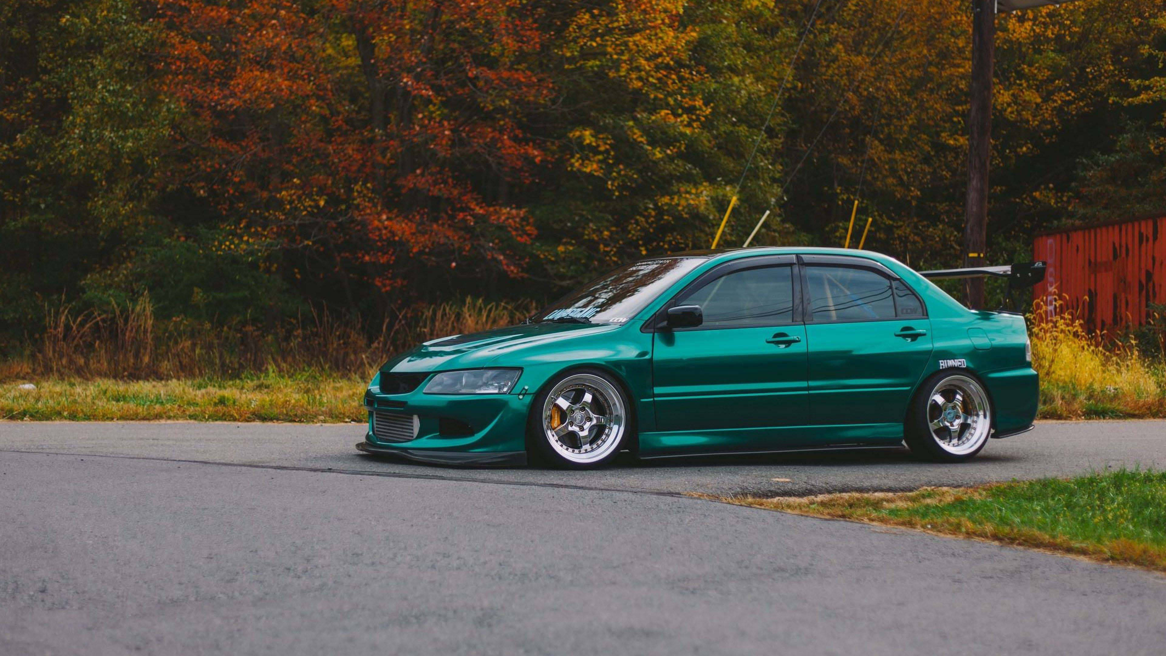 酷炫JDM风格三菱Lancer Evolution 壁纸