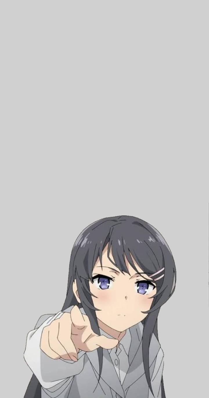 酷炫动漫女孩头像 双叶理央 壁纸