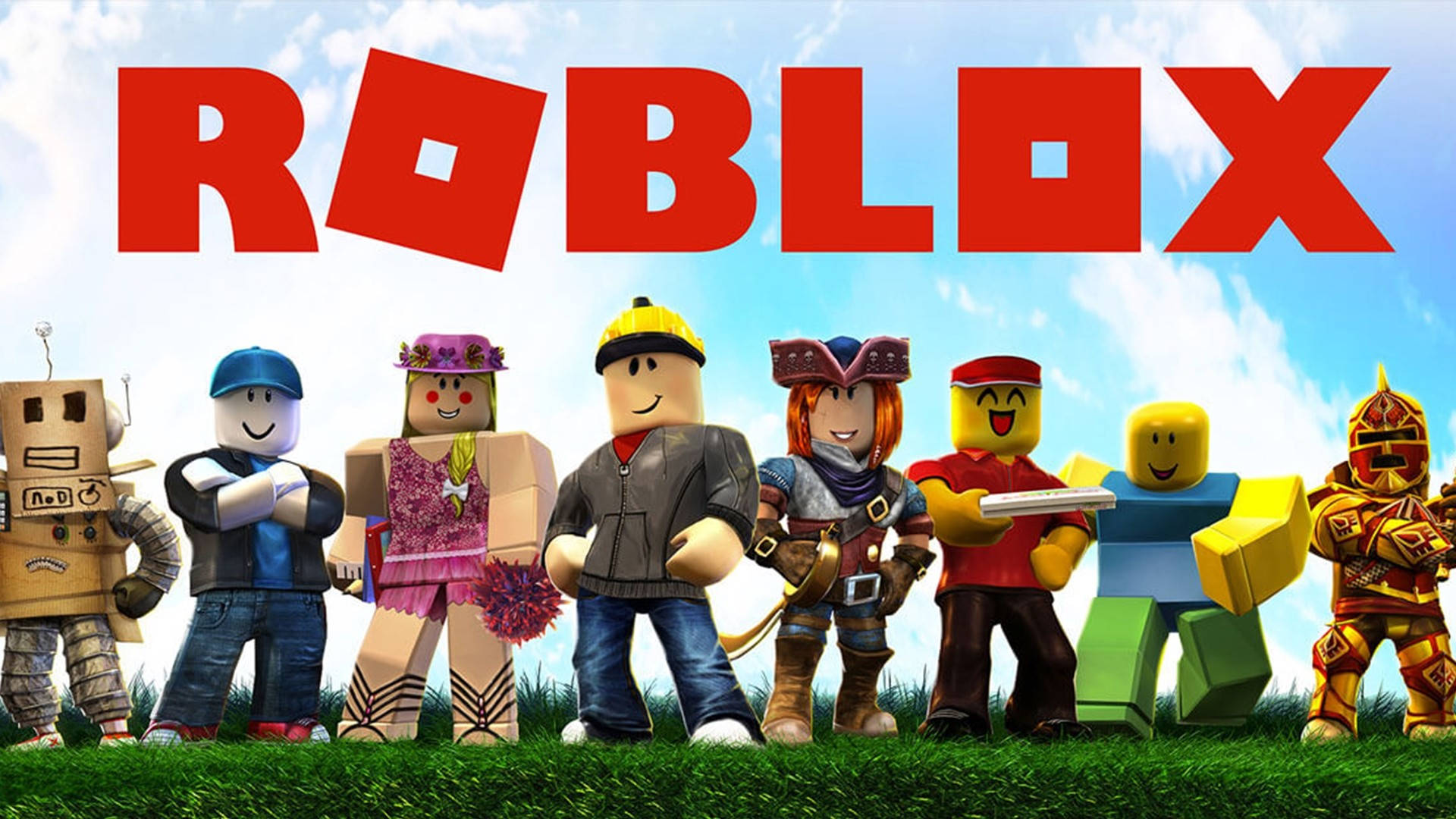 酷炫的Roblox角色户外集结 壁纸