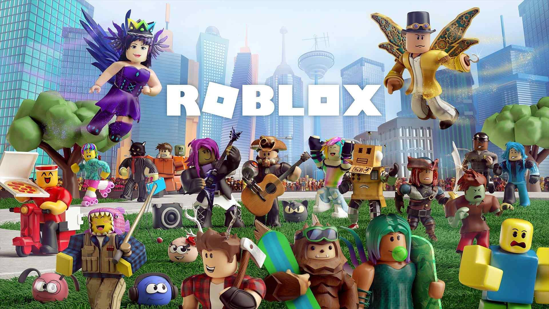 酷炫的Roblox角色拥抱都市生活 壁纸