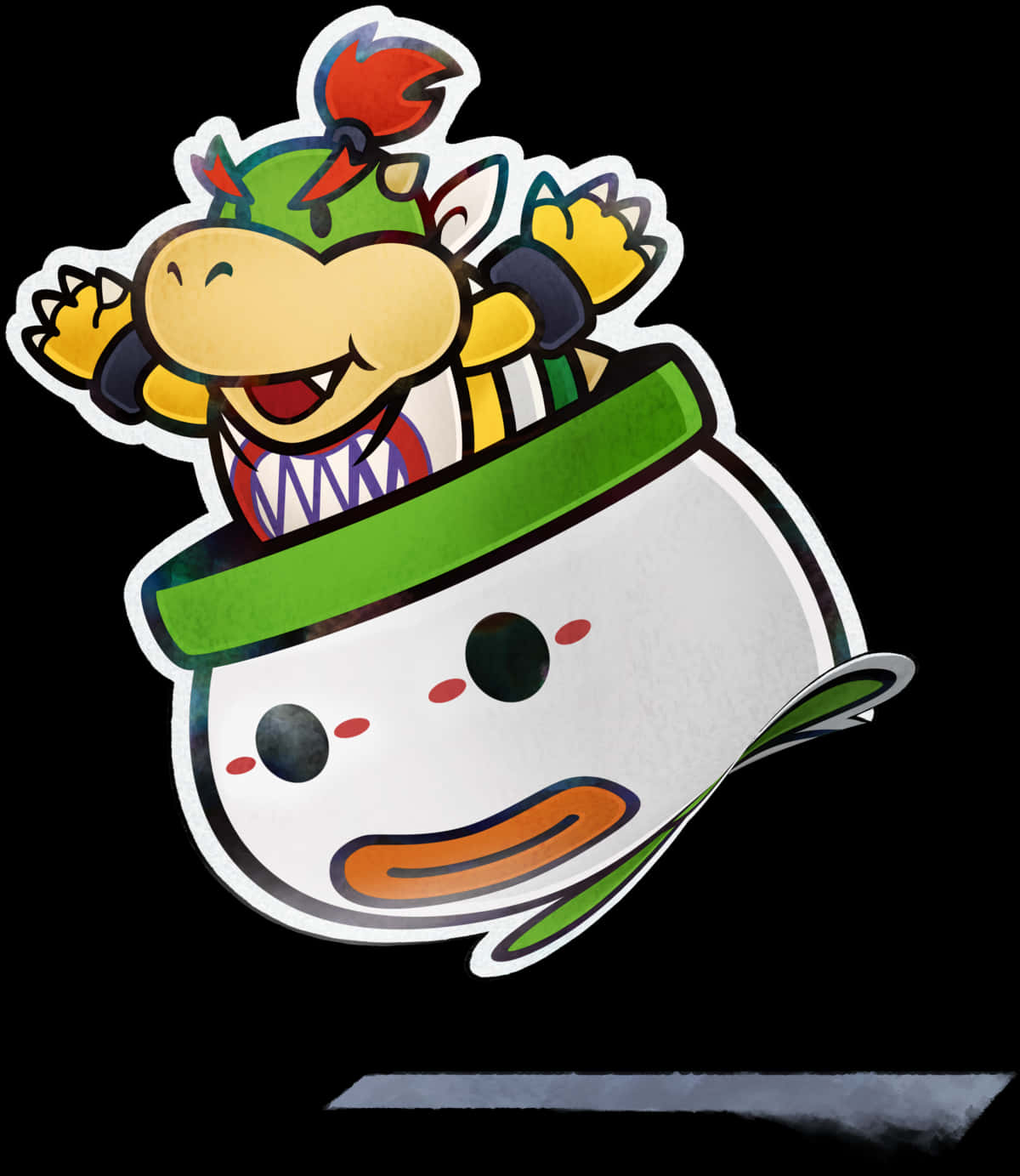 酷霸王Jr.乘坐快乐小丑直升机贴纸 壁纸