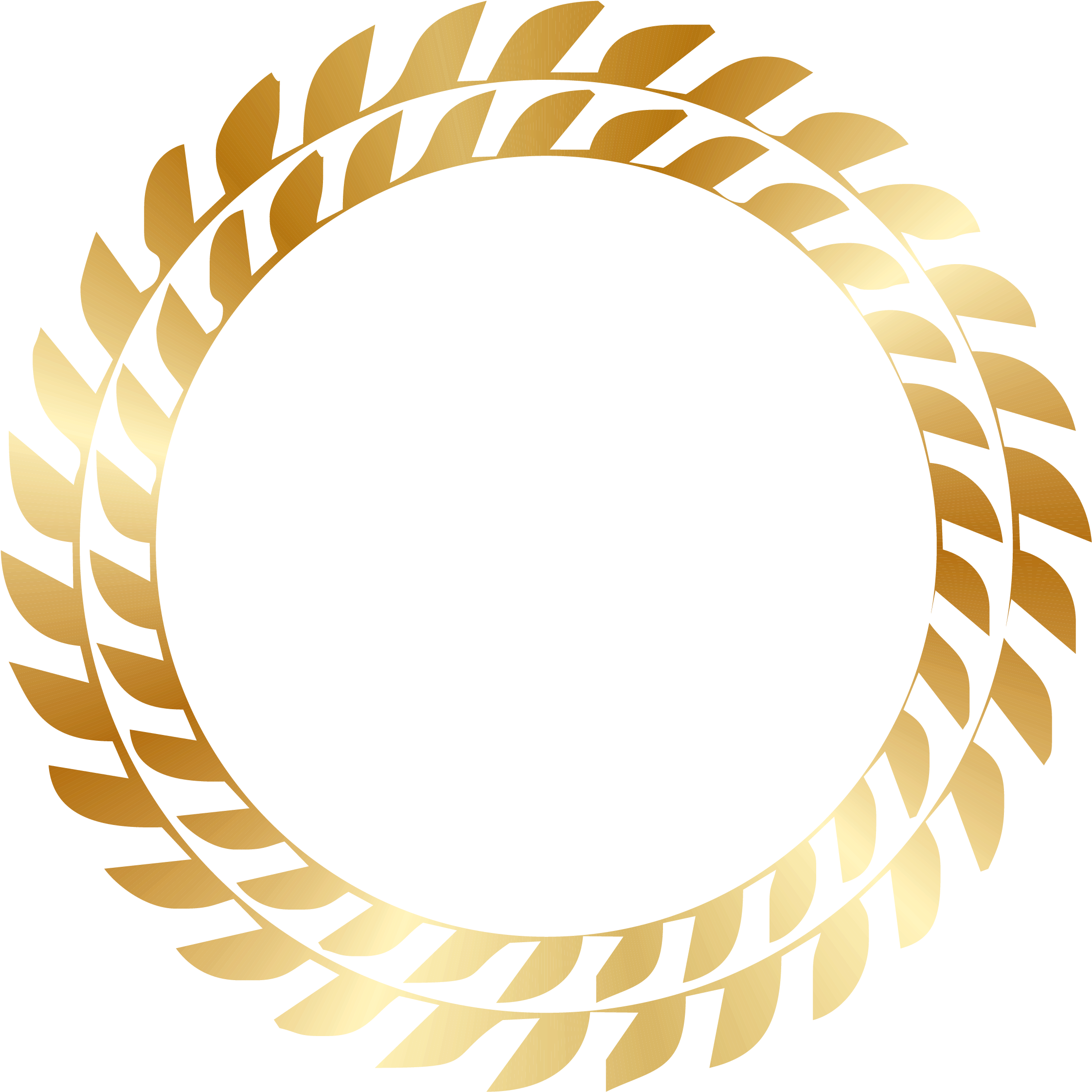 金色月桂花环图案 壁纸