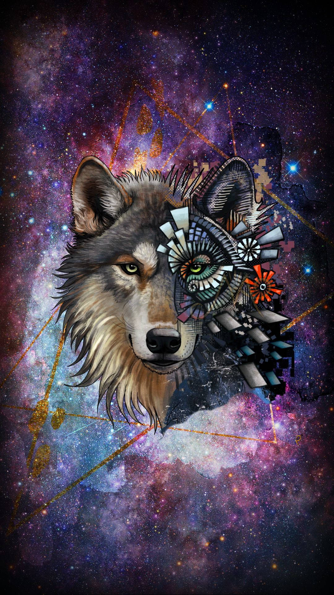 银河狼幻想美学 壁纸