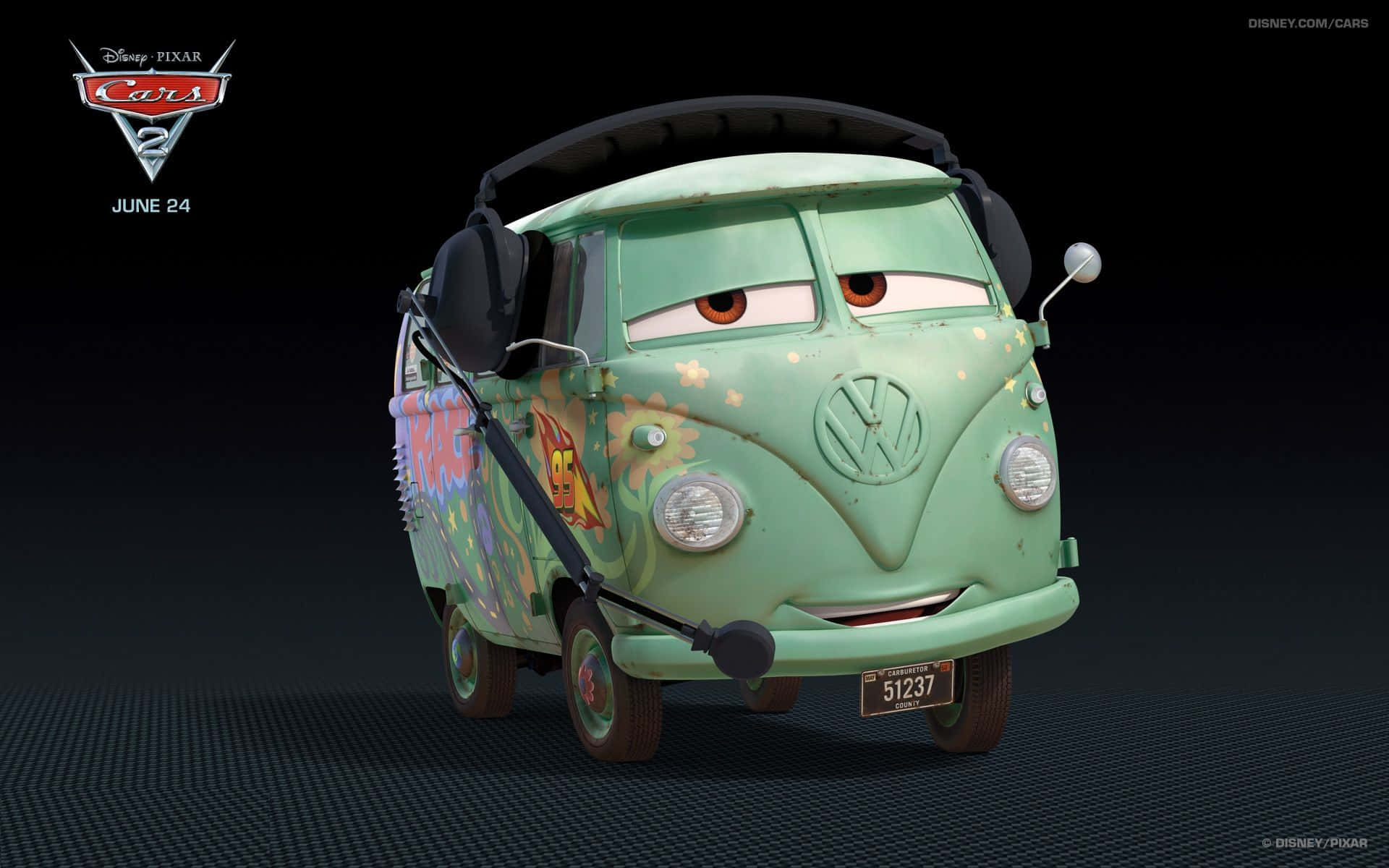 闪电麦昆征服世界《Cars 2》 壁纸