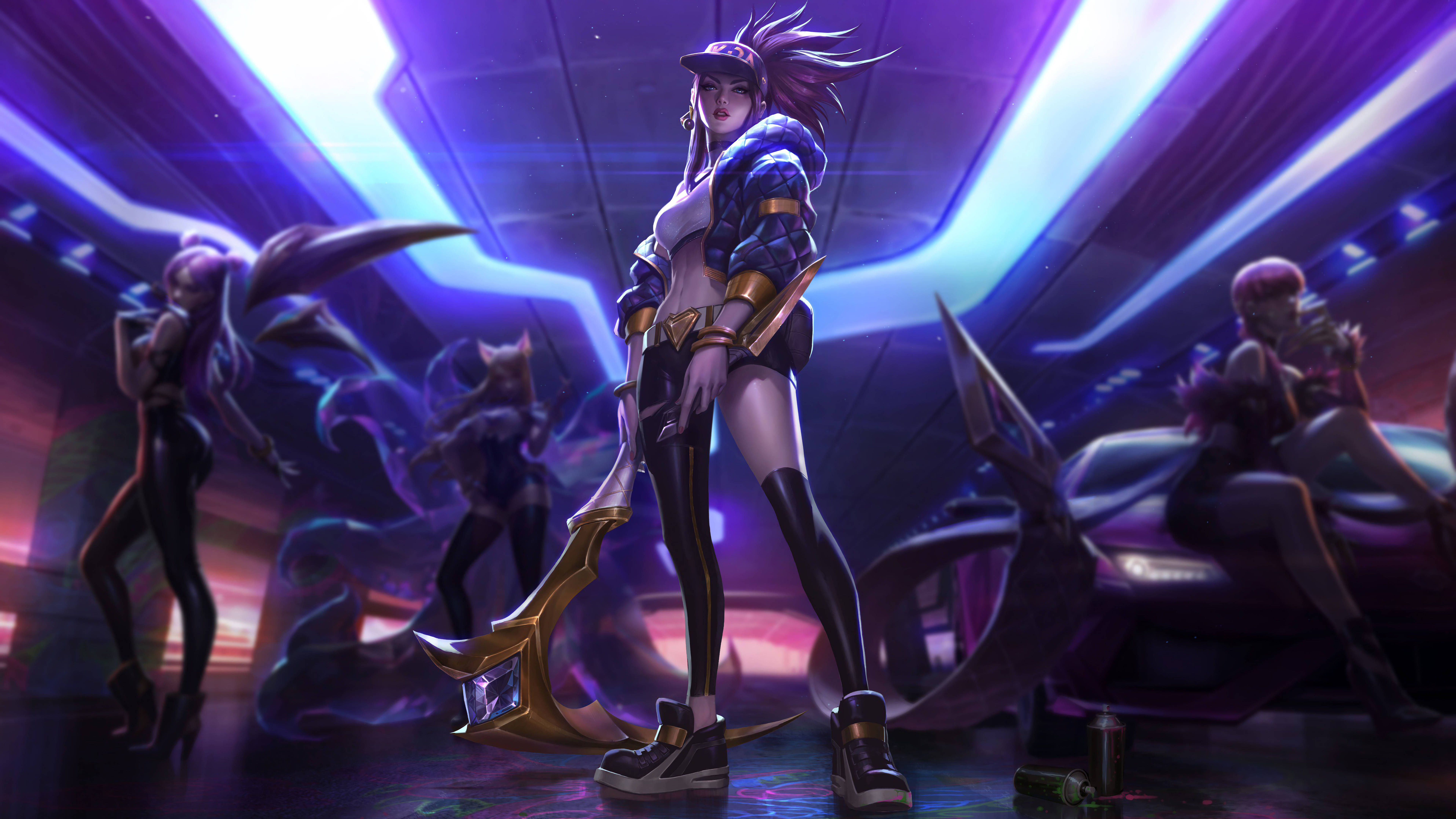 阿卡丽 K/DA《More》MTV原版造型 壁纸