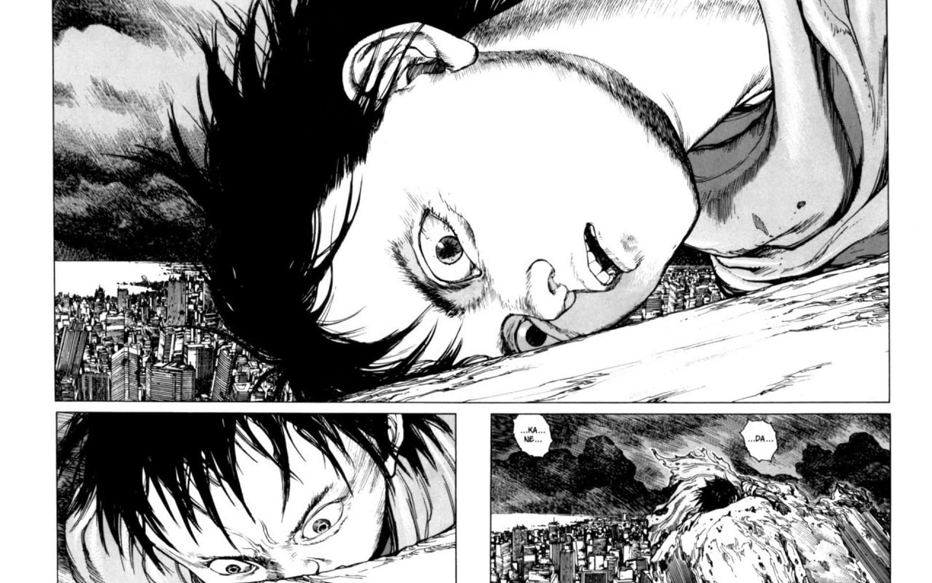 《阿基拉》漫画格背景 壁纸