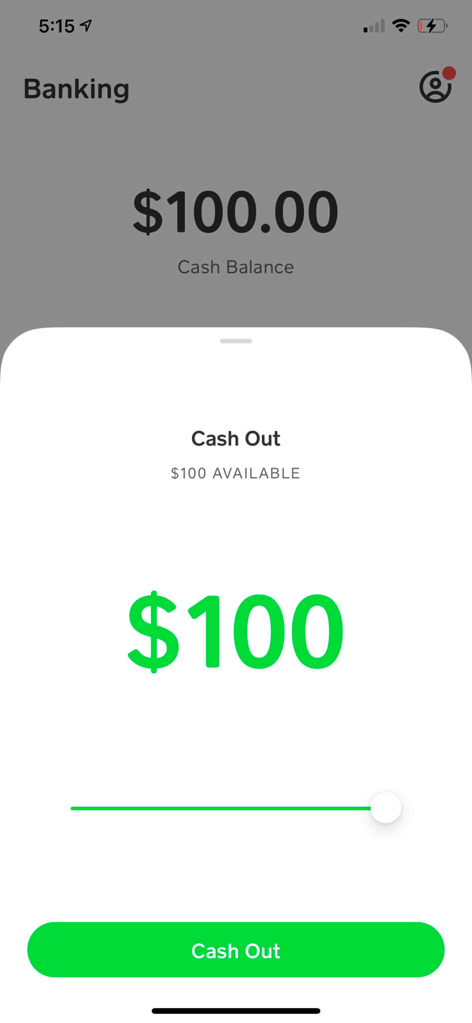 随时掌握你的Cash App余额 壁纸