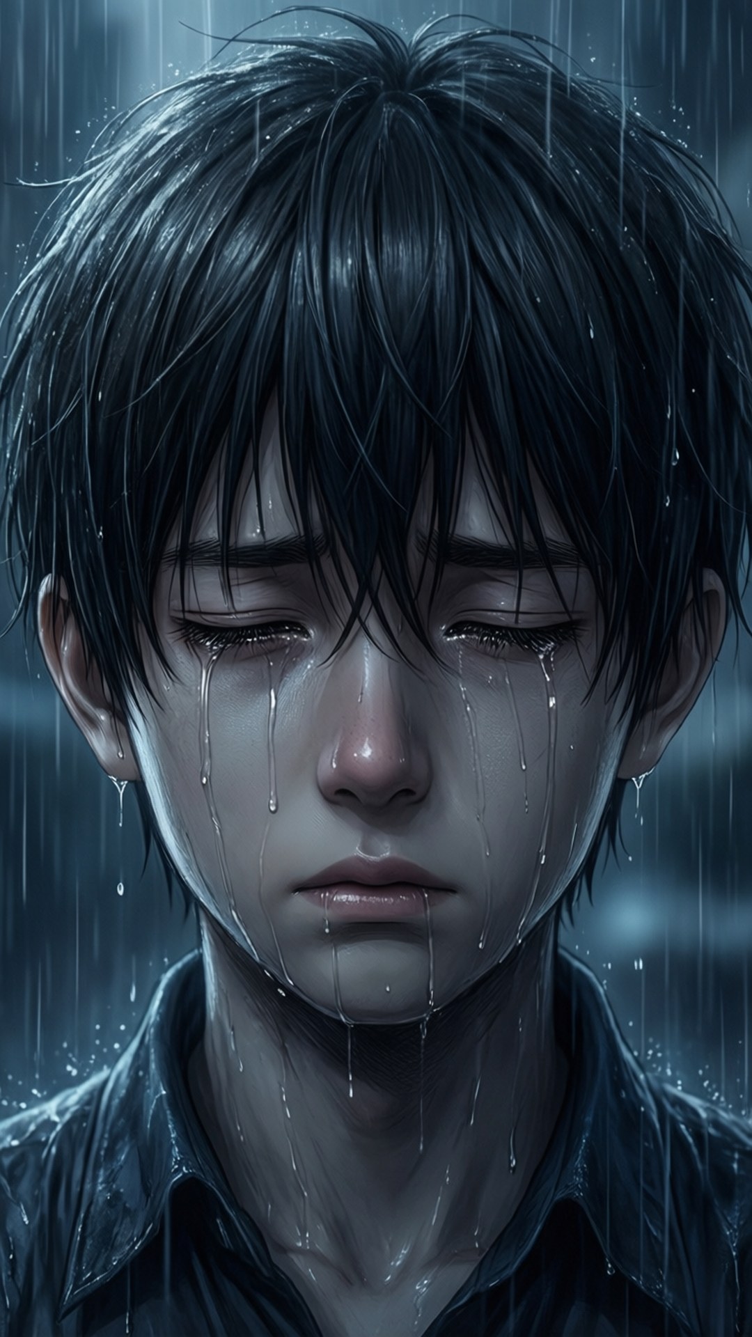 雨中之泪 壁纸
