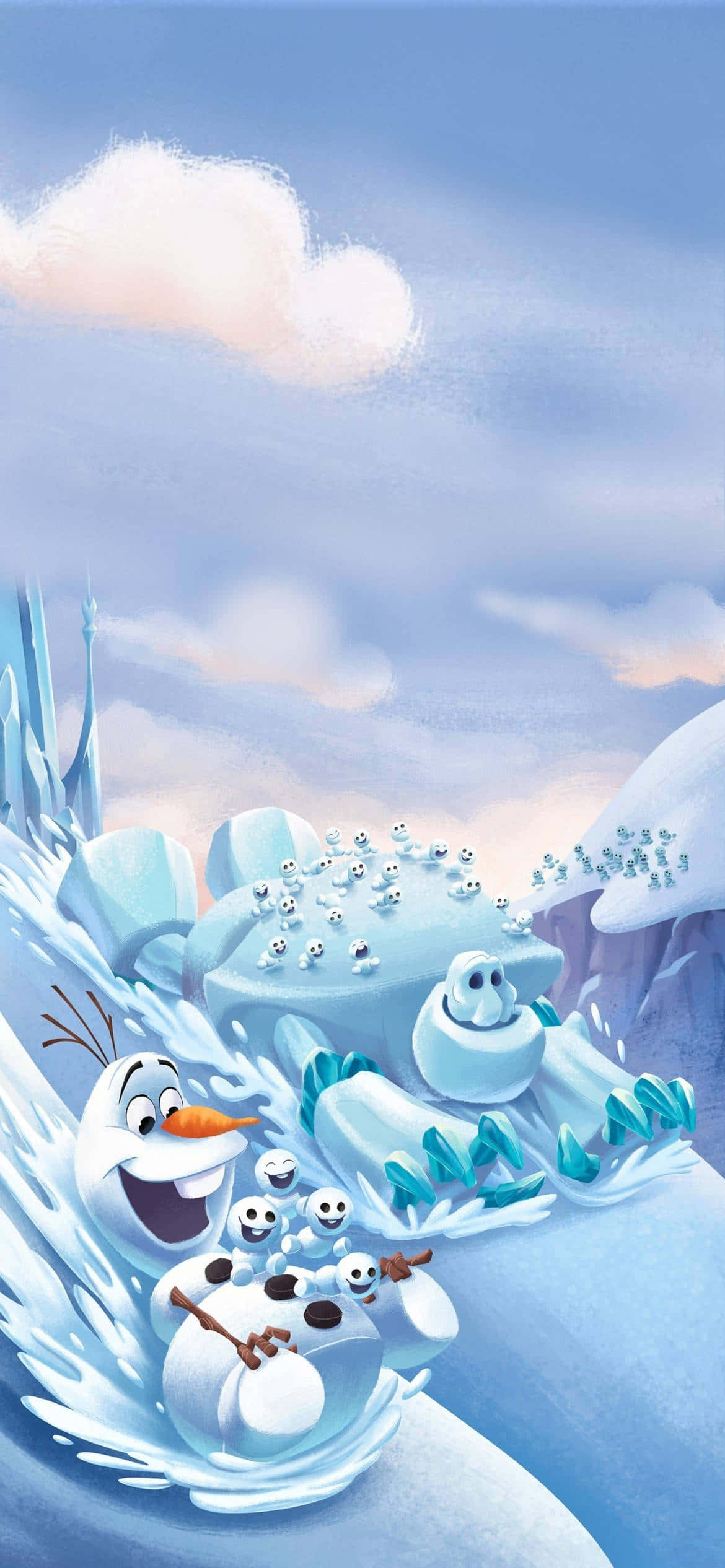 雪宝，大家最爱的雪人 壁纸