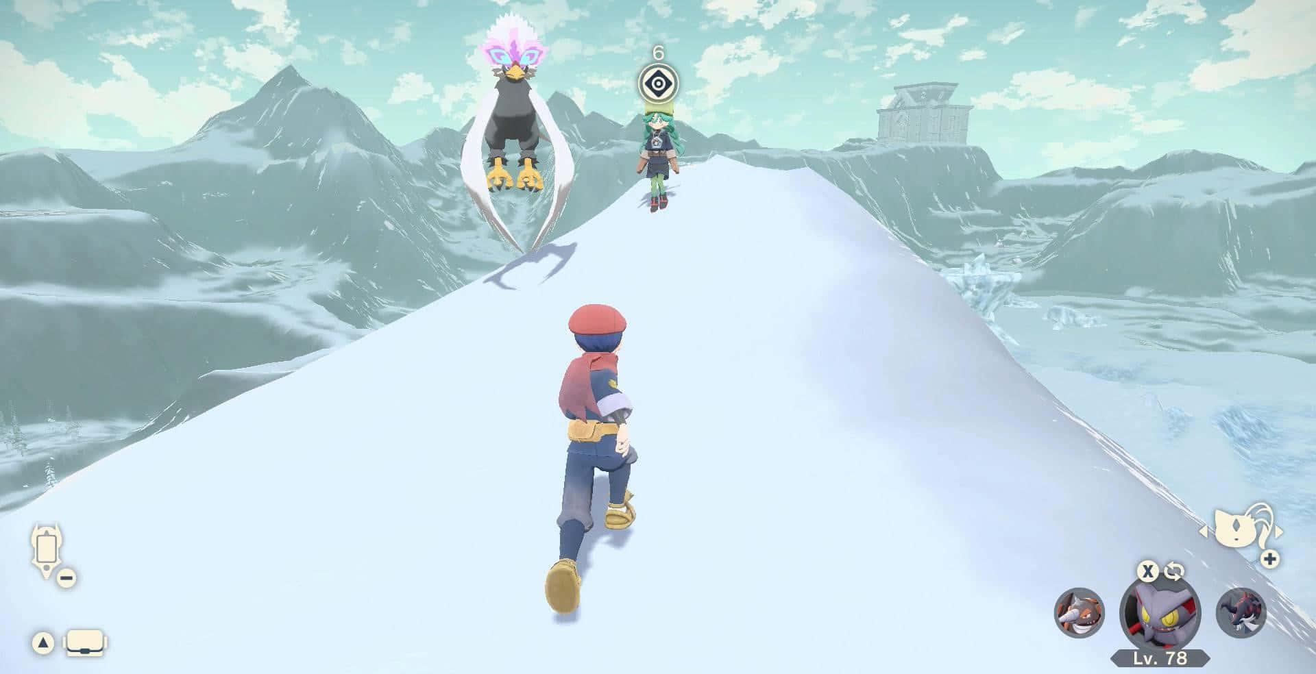 雪峰上的洗翠勇士雄鹰 壁纸