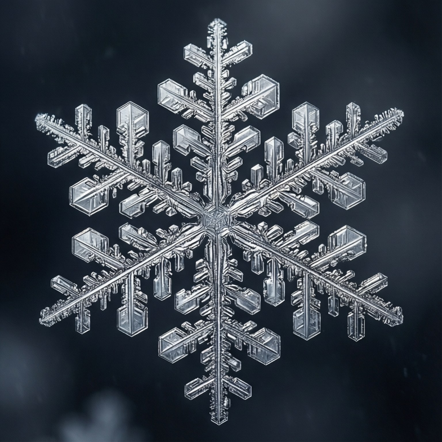 雪花晶体 壁纸