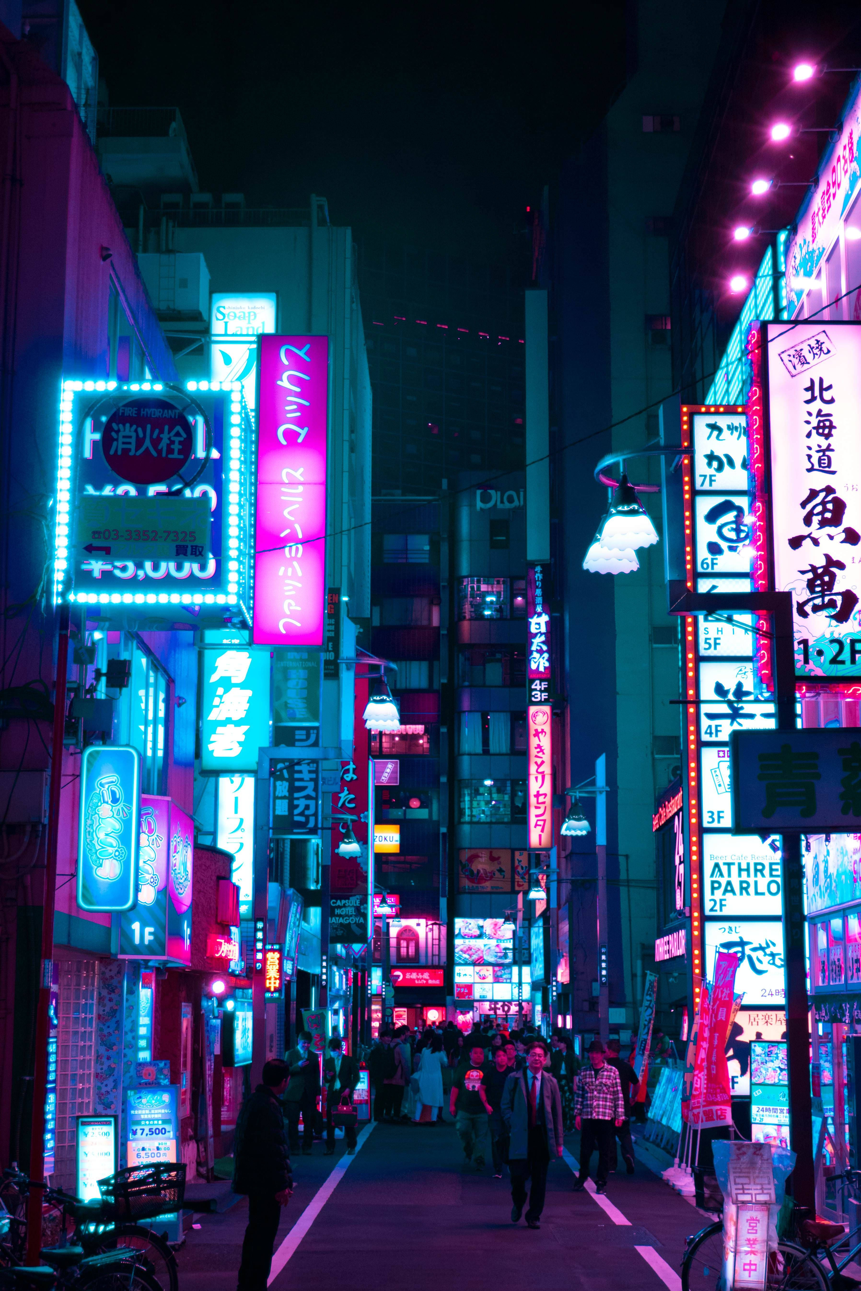 霓虹东京美学城市 壁纸