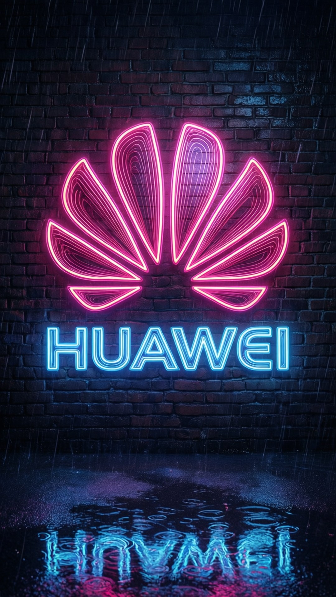 霓虹华为赛博朋克 壁纸