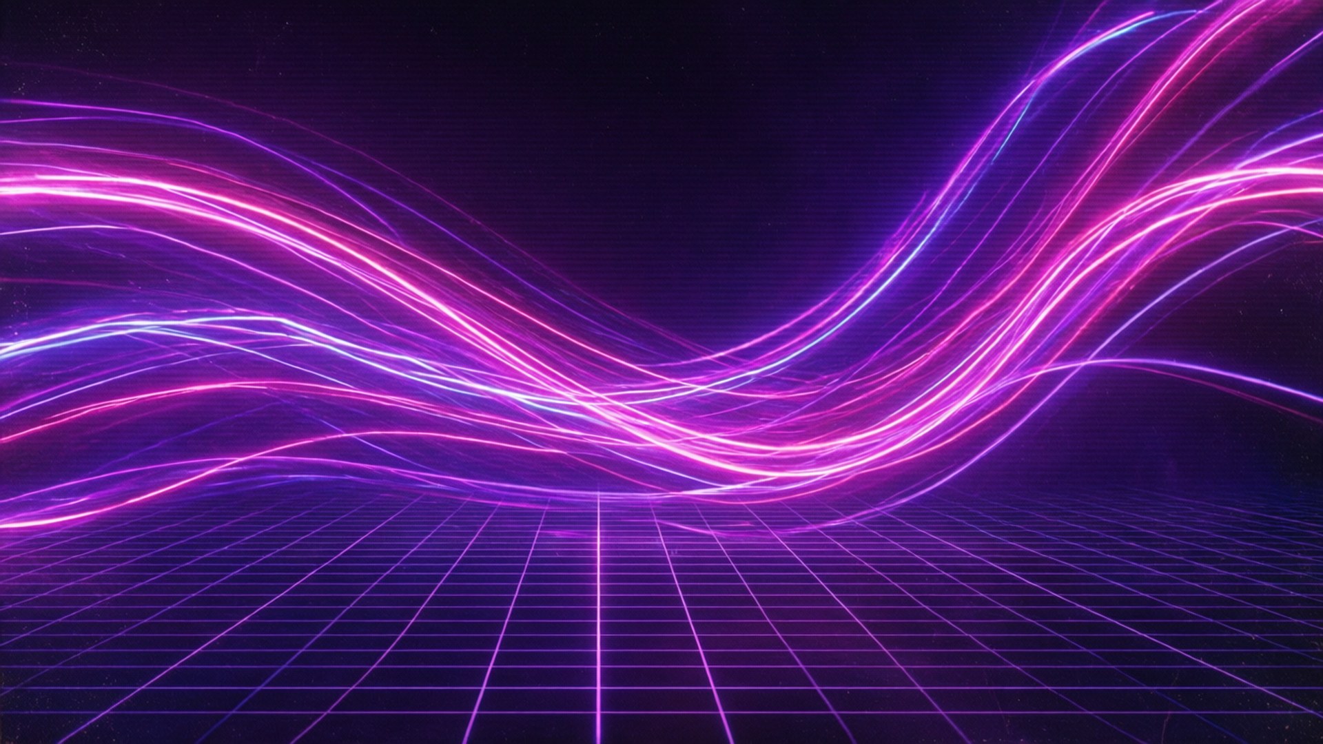 霓虹灯光条纹 壁纸