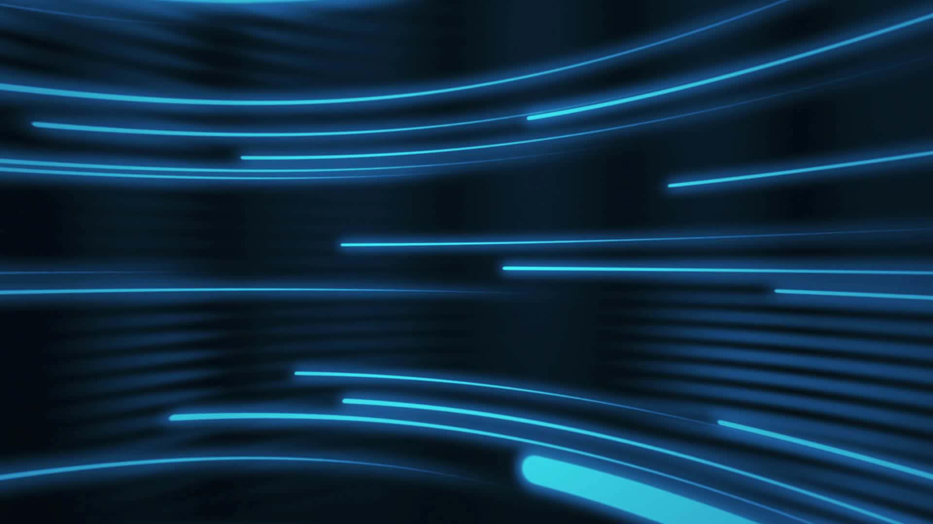 霓虹蓝抽象背景 壁纸