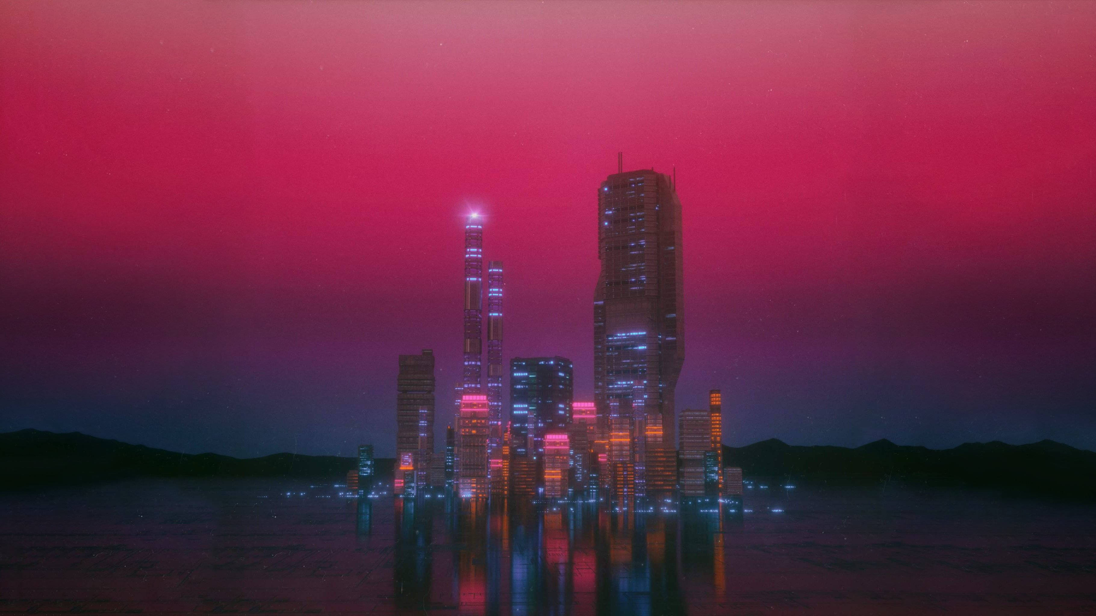 霓虹都市狂潮 壁纸