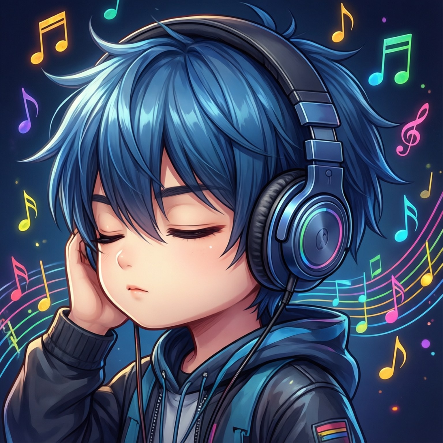 音乐耳机男孩 壁纸