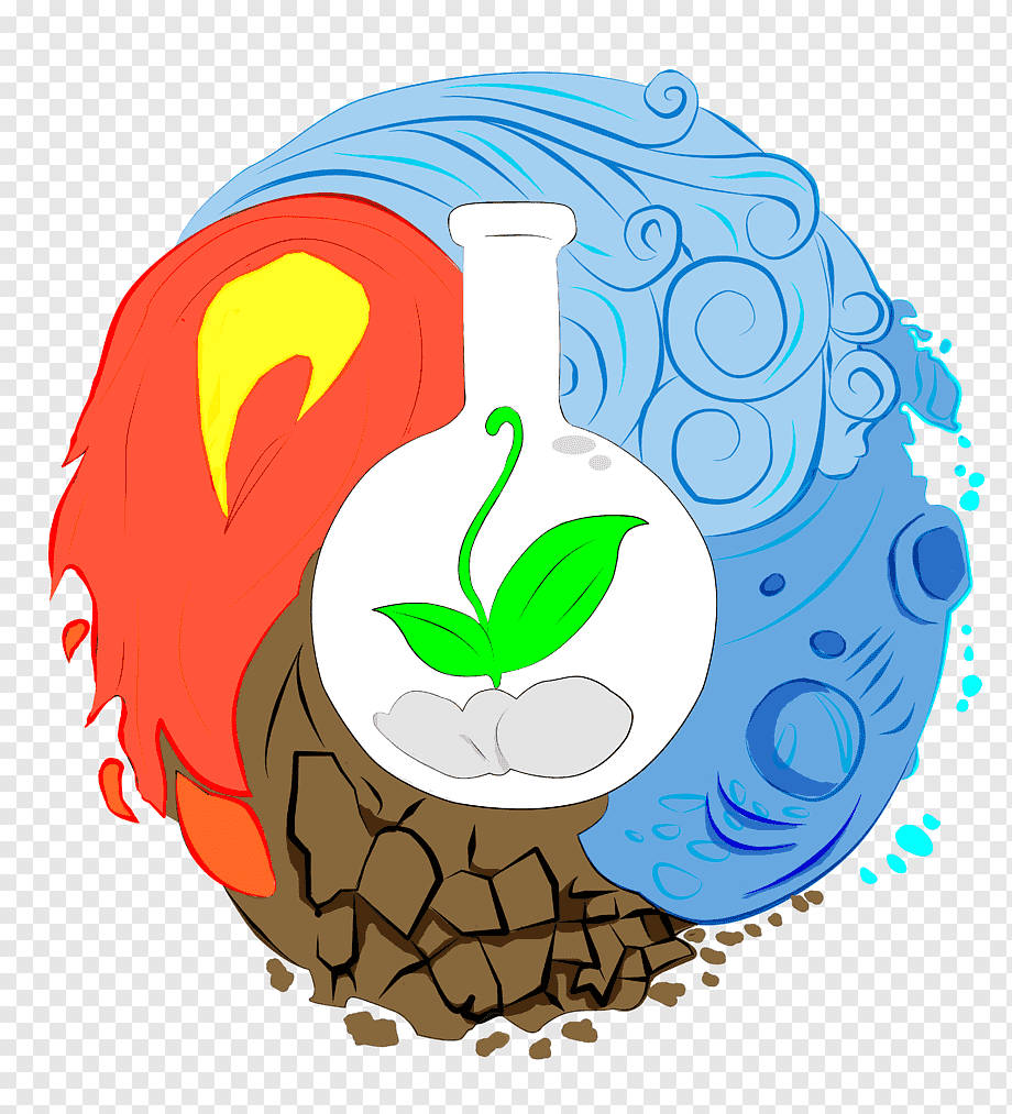 风火水地元素矢量艺术 壁纸