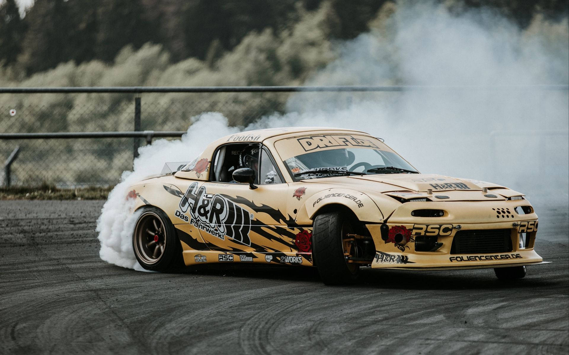 马自达RX-7漂移赛车 壁纸