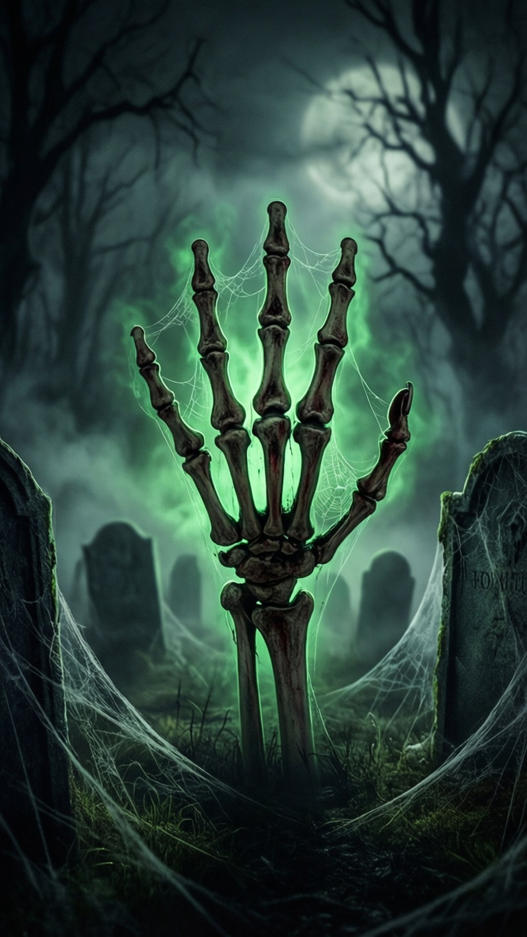 骷髅手坟墓 壁纸